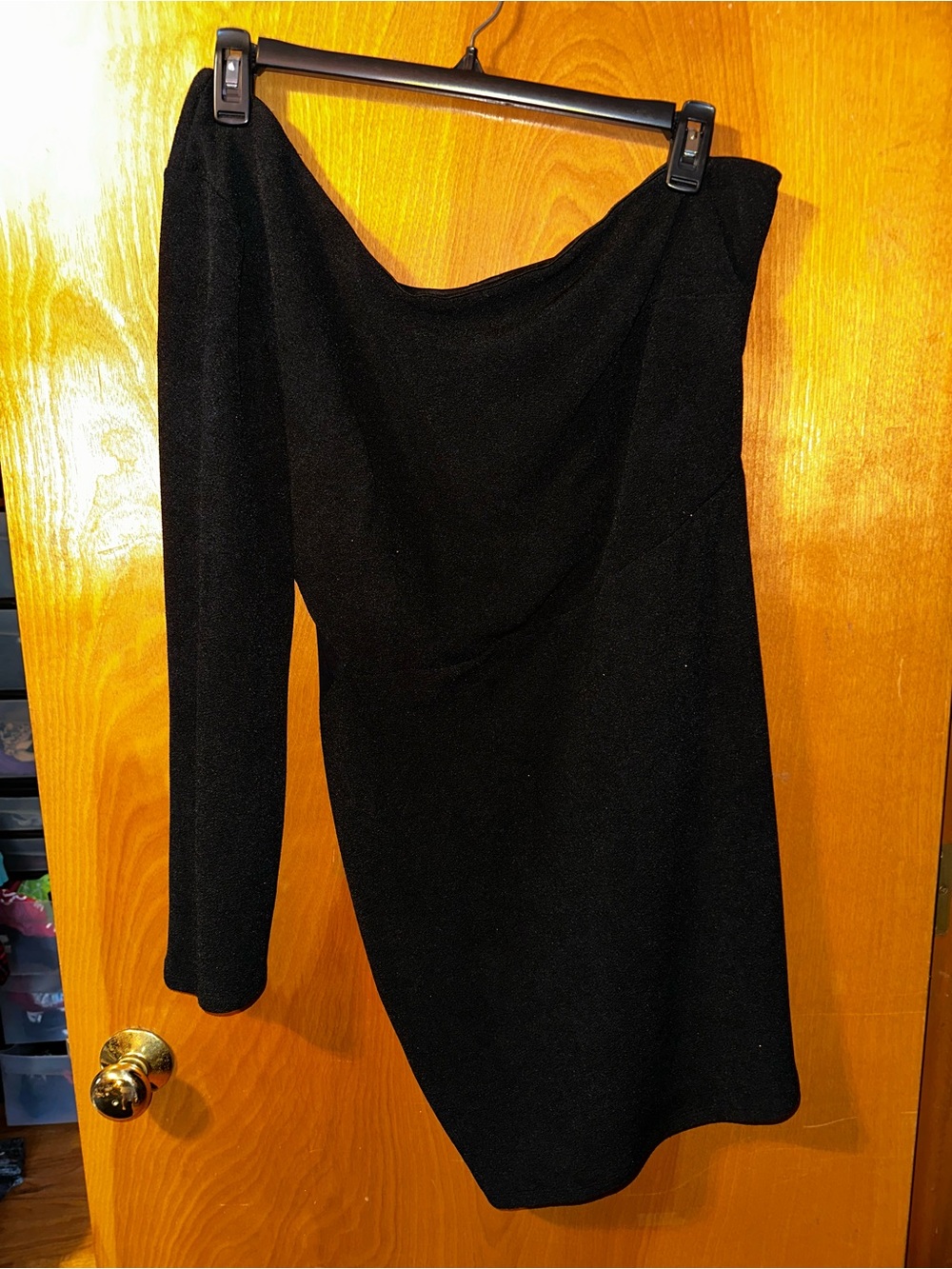 Charlotte Russe one-shoulder long sleeve bodycon dress